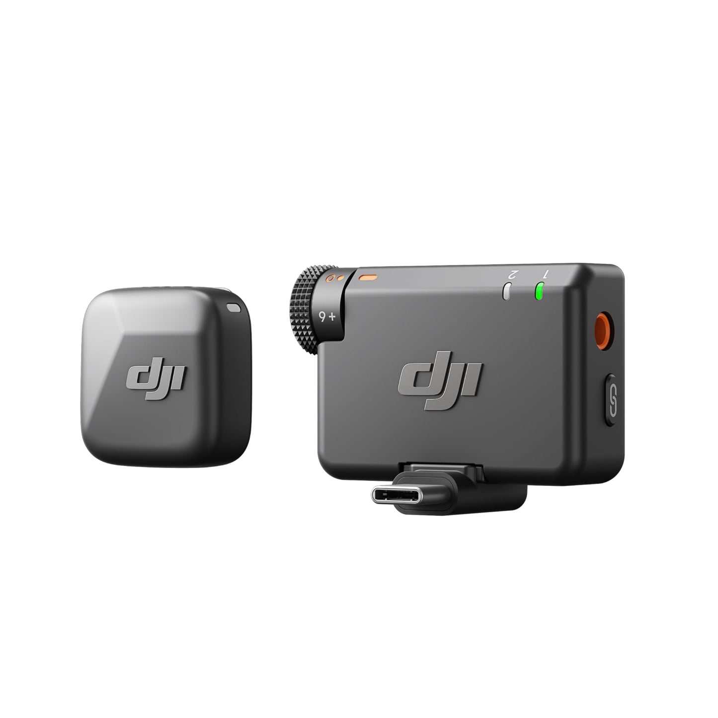 DJI dual channel wireless mic system with charging case