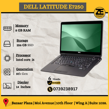 Dell Latitude E7450 Front View – 14-inch HD Display