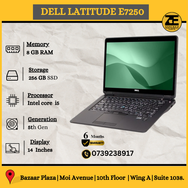 Dell Latitude E7450 Front View – 14-inch HD Display