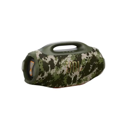 JBL Boombox 4 portable Bluetooth speaker front view with carry handle