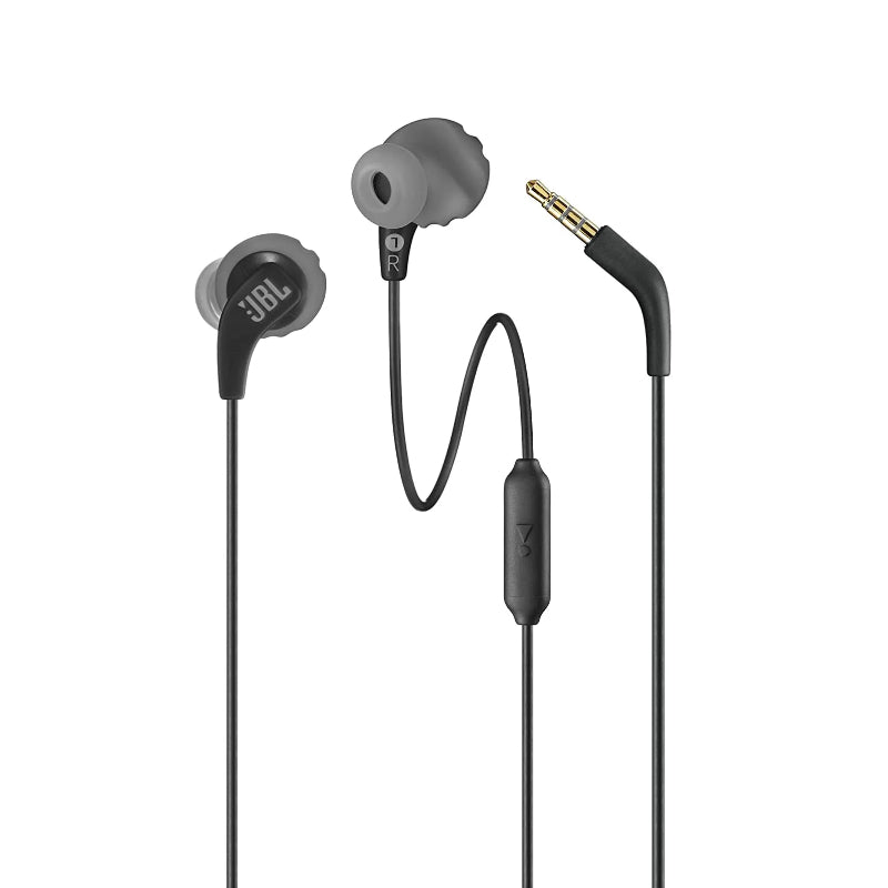 JBL sweatproof in ear workout headphones with secure fit