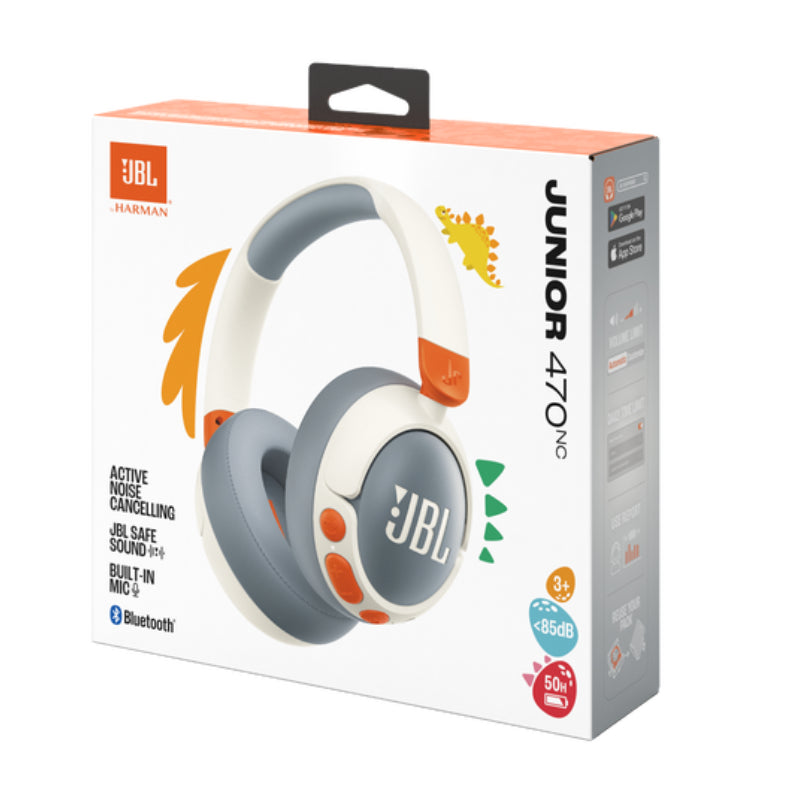 JBL Junior 470NC Bluetooth kids headphones with safe volume limit