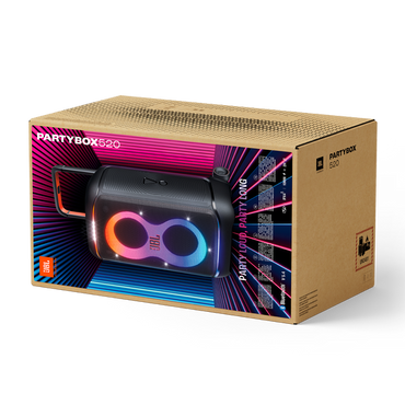 JBL PartyBox 520 portable Bluetooth speaker with LED lights