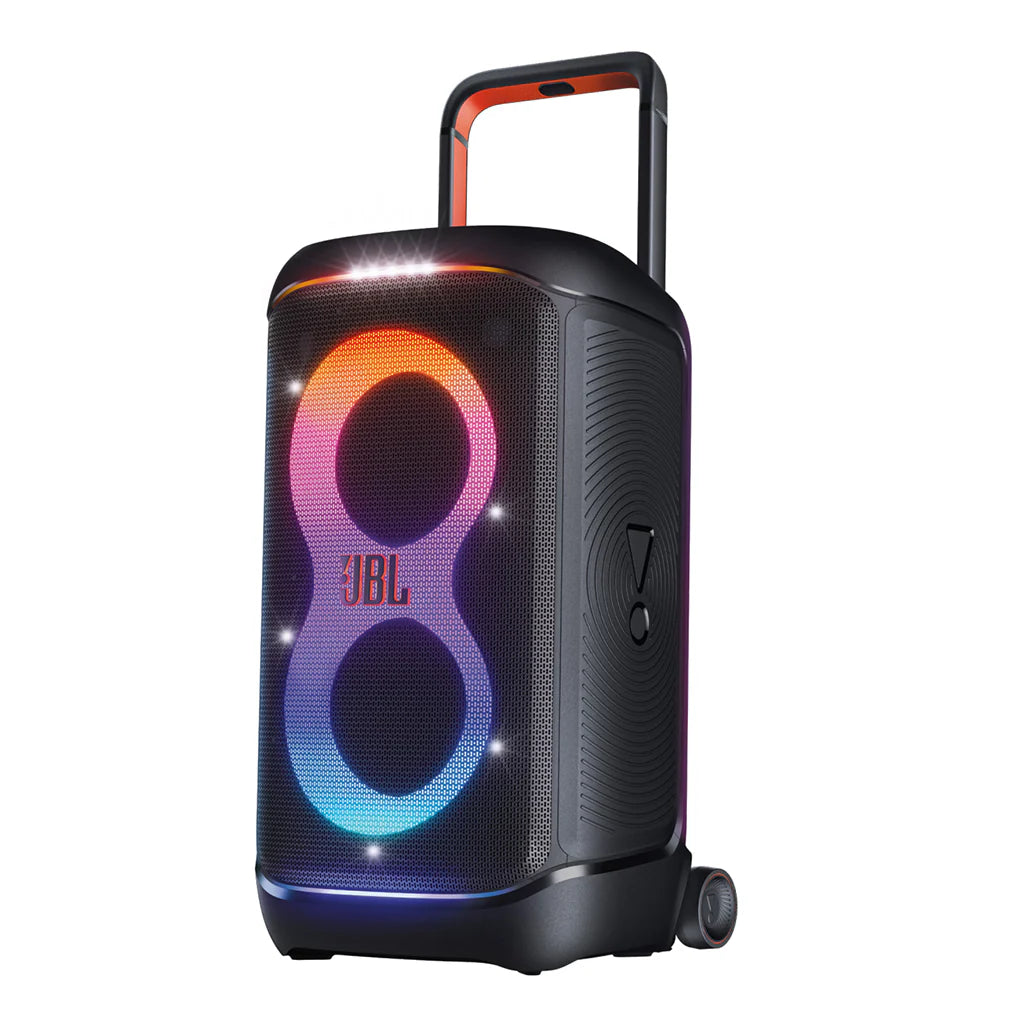 Powerful JBL PartyBox speaker with deep bass for outdoor parties