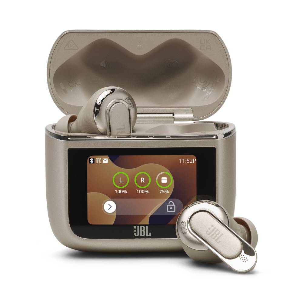 JBL Tour Pro 3 true wireless earbuds with smart charging case