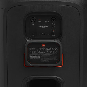 JBL PartyBox 520 with microphone input and wheels