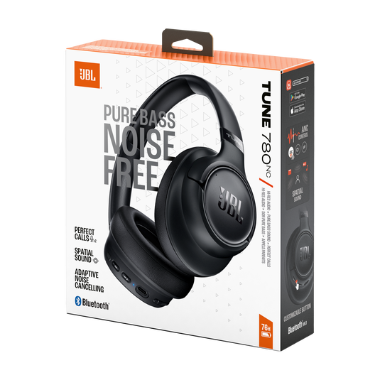 JBL TUNE 780NC active noise cancelling headphones side view