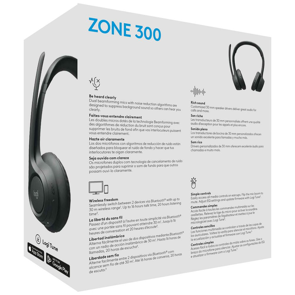 Logitech Zone 300 Wireless Bluetooth Headset-Price In Kenya