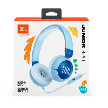 JBL JR320 headphones safe listening design