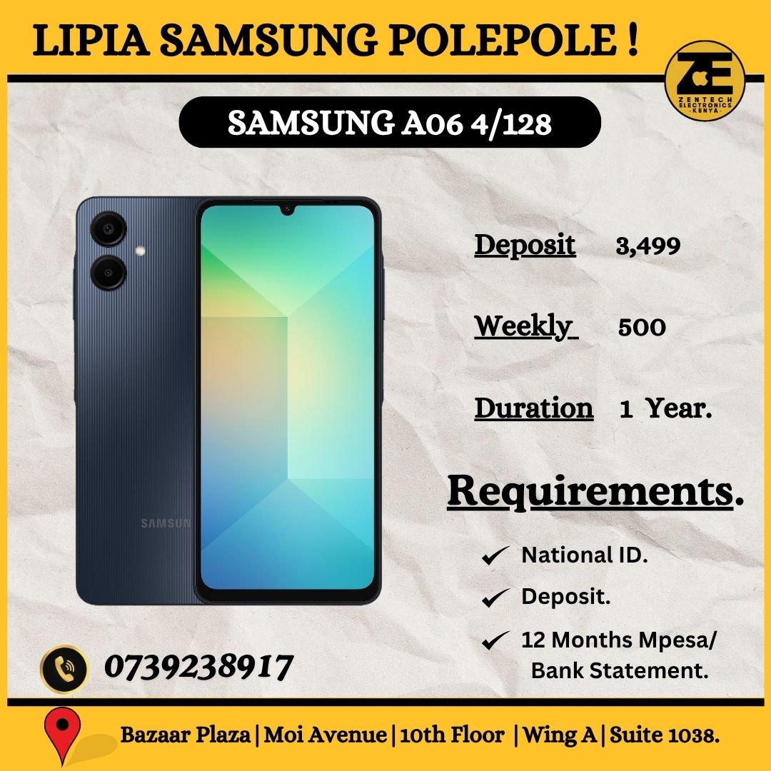 Samsung Galaxy A06 – 6.7" Display, 50MP Camera, 5000mAh Battery