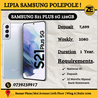 Samsung Galaxy S21 Plus – 6.7" AMOLED, 8GB RAM, 128GB Storage