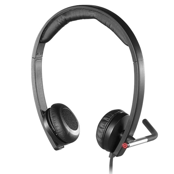 Logitech H650e Business USB Headset with Noise Cancelling Microphone