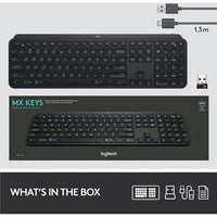 Logitech MX Keys Plus Advanced Bluetooth Illuminated Keyboard with Palm Rest-Price in Kenya.