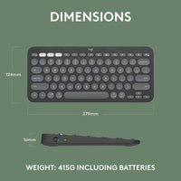 Logitech Pebble Keys 2 K380s Bluetooth Keyboard-Price in Kenya.