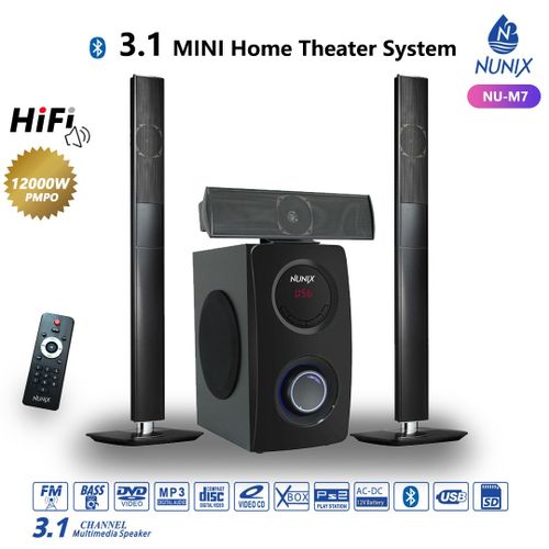 Nunix NU-M7 3.1 MINI Home Theater System in Kenya | Zentech