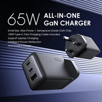 Oraimo 65W GaN Fast Charger with 100W USB-C Cable