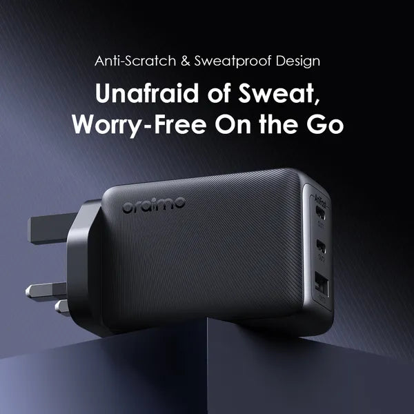 Oraimo HyperGaN 65 Charger OCW-7652U+116CC | 65W Fast Laptop Charger