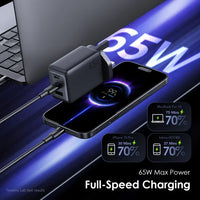 Oraimo HyperGaN 65 Charger OCW-7652U+116CC | 65W Fast Laptop Charger