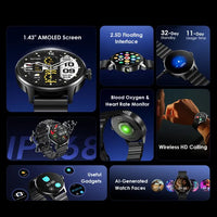 Oraimo Watch 5R Pro Smartwatch | Advanced Health & Fitness Tracker