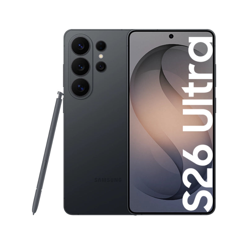 Samsung Galaxy S26 Ultra 5G Black Front and Back View