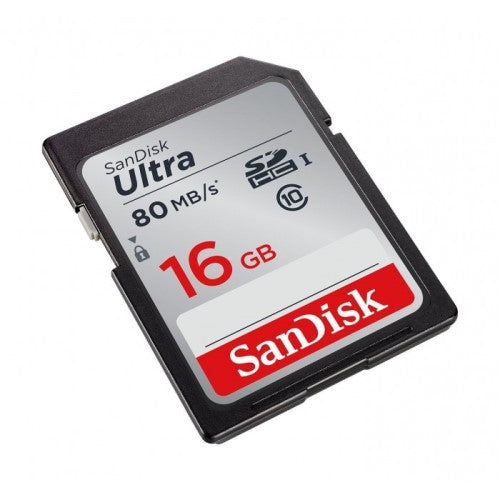SanDisk Ultra 16GB Class 10 SDHC UHS-I Card