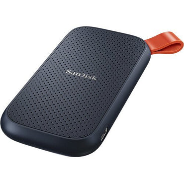 SanDisk E30 Portable External SSD 1TB connected to laptop for fast file transfer in Kenya office