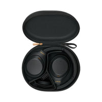 Premium over-ear wireless headphones folded travel case