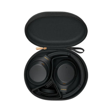 Premium over-ear wireless headphones folded travel case