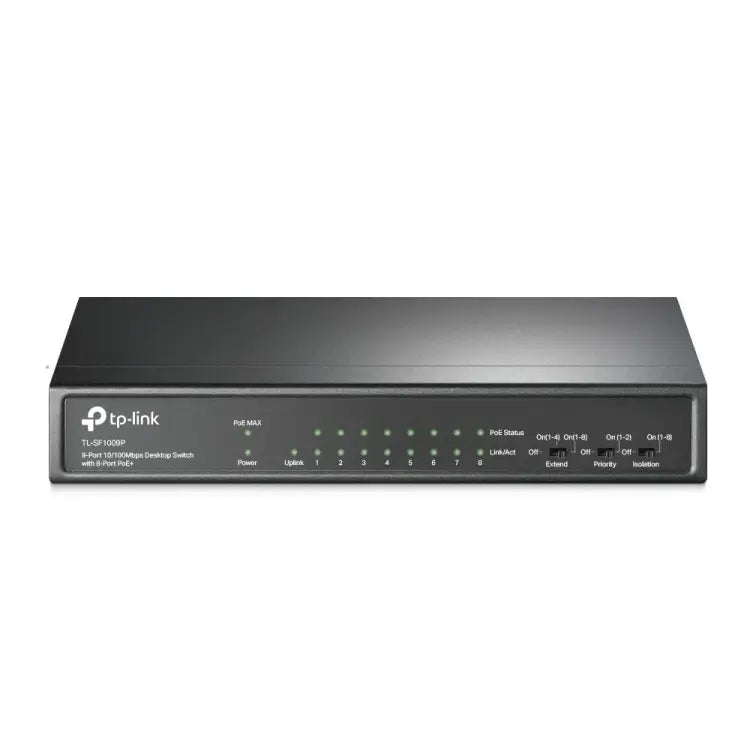 TL-SG1008P - TP-Link official product image | Zentech Electronics