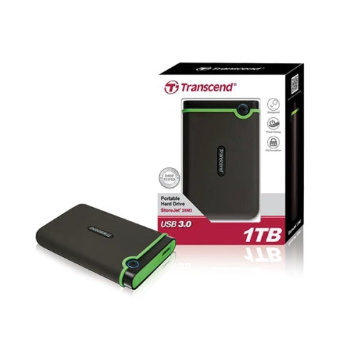 Transcend 1TB USB 3.1 Storejet Portable Hard Drive