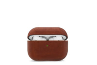 Stylish leather AirPods protective cover