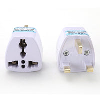 Square pin to Round pin Multi plug Socket Universal Adapter