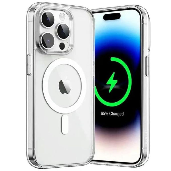 Clear iPhone case transparent back view