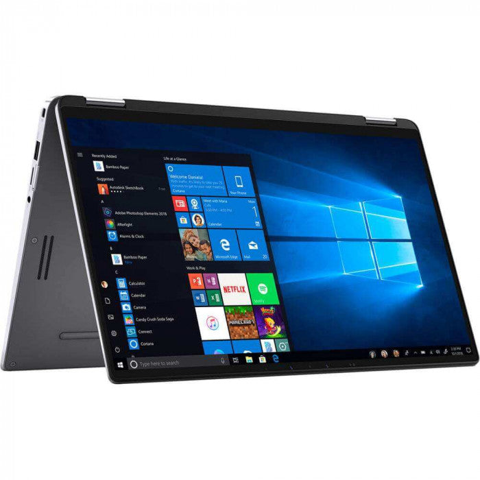 Dell Latitude 7400 i7 8th Gen business laptop front view with 14-inch FHD touchscreen
