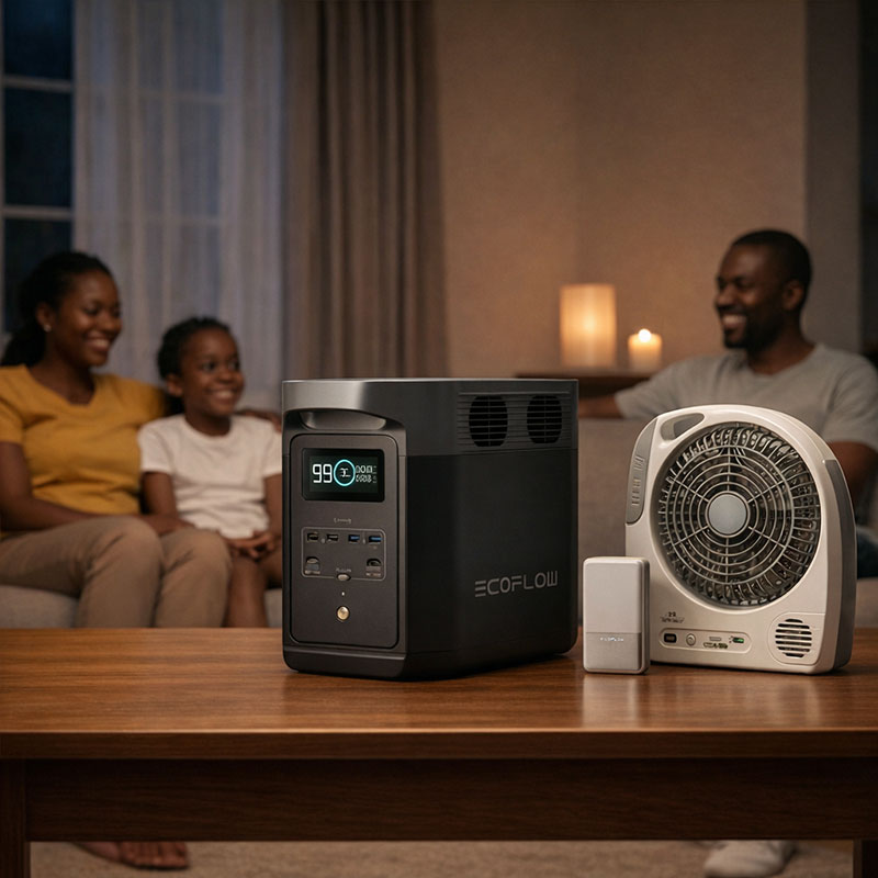 Ecoflow Portable Power Station EFE980-UK packaging and accessories - buy online Kenya
