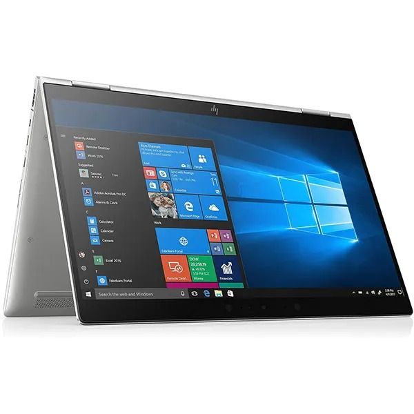HP EliteBook x360 1030 G4 front view 13.3 inch convertible in tent mode