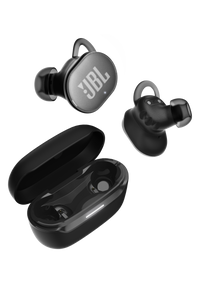 JBL Endurance Race 2 charging case with earbuds