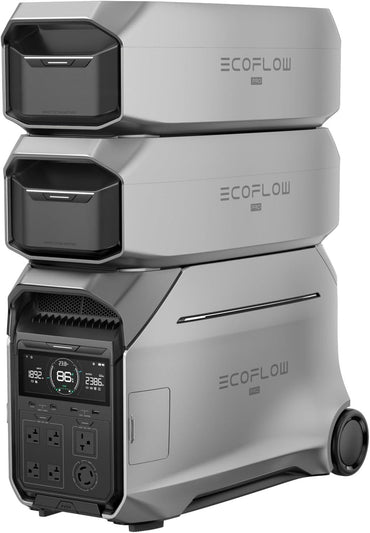 EcoFlow DELTA Pro 3 solar battery with 2600W solar input