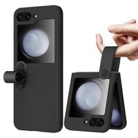 Phone finger strap grip installed on Galaxy Z Flip