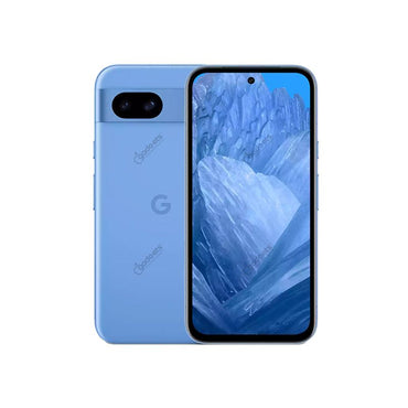 Blue Google Pixel 8a – 120Hz OLED, Tensor G3, 7-year updates back camera display