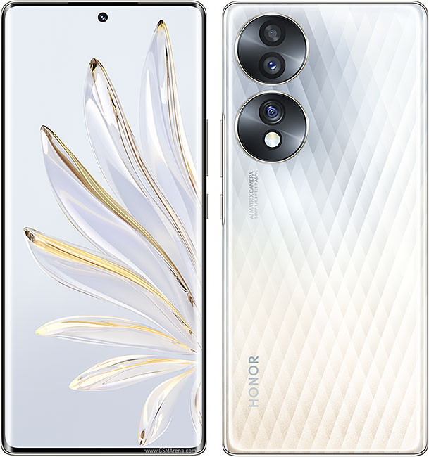 Honor 70 6.67-inch curved OLED 120Hz display and 54MP Sony IMX800 camera