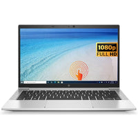 HP EliteBook 830 G8 open — 13.3" FHD display and slim design