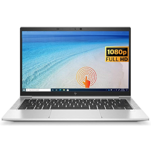 HP EliteBook 830 G8 open — 13.3" FHD display and slim design