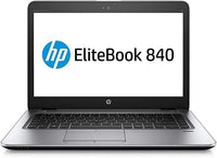 HP EliteBook 840 G4 keyboard and touchpad close-up