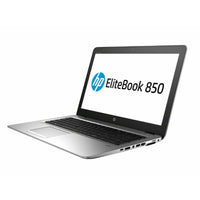 HP EliteBook 850 G3 open showing 15.6 inch display
