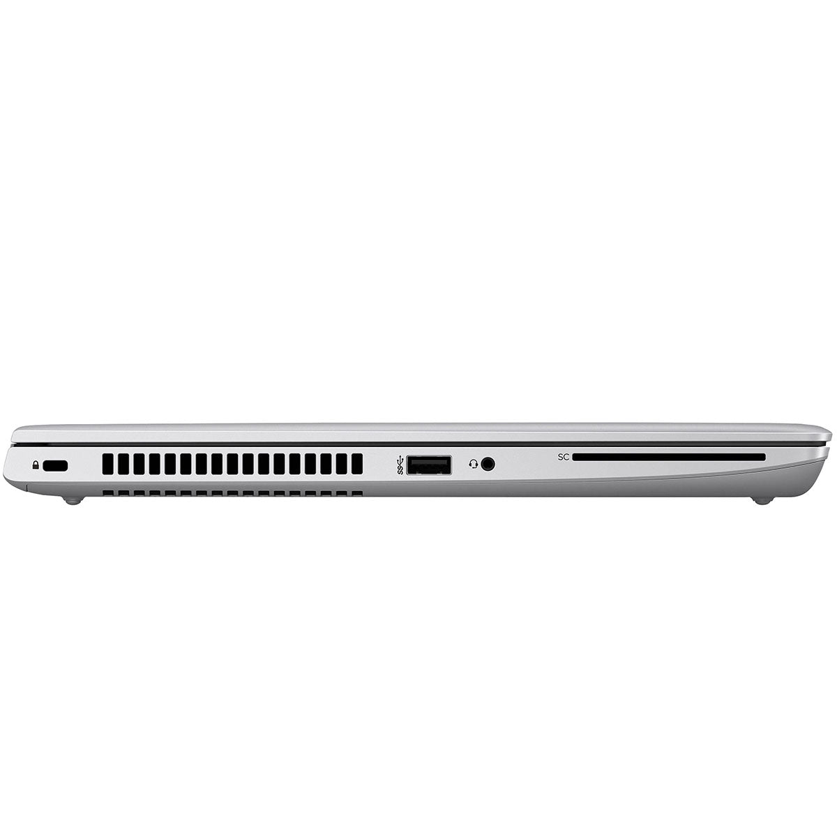 HP ProBook 640 G4 open on white background