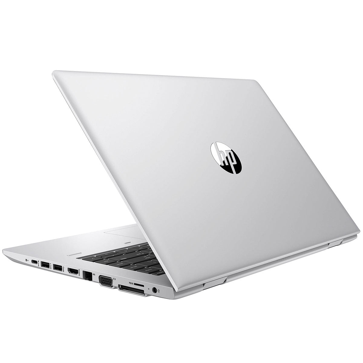 HP ProBook 640 G4 side view 14 inch laptop close up