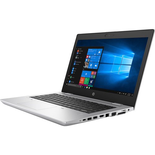 HP ProBook 640 G5 open showing keyboard and display