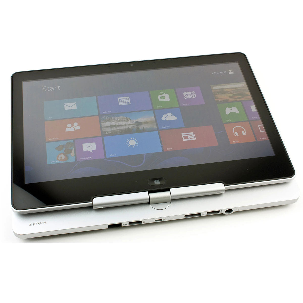 HP Revolve 810 G3 12.5 inch touchscreen front view