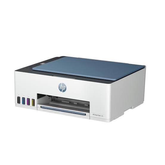 HP Smart Tank 582 wireless all-in-one ink tank printer front view white